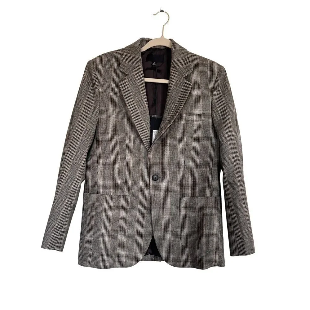 Nili lotan gael boyfriend wool cashmere jacket fatigue US2 - Picture 5 of 10